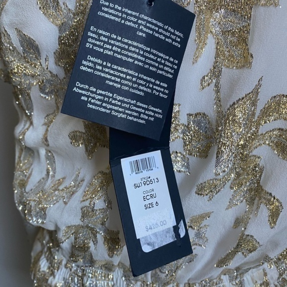 Rachel Zoe Flora One-Shoulder Mini Dress Size 6 - Picture 6 of 6